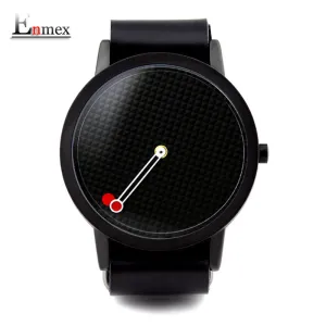 2017 men gift Enmex brief design removable strap geometric designs Floating pointer 3D dail with  young fashion quartz watches