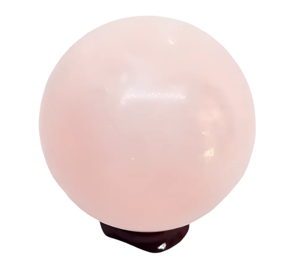 281G Rose Quartz Crystal Sphere