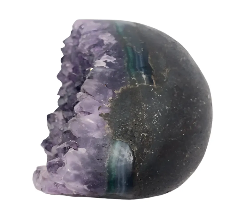 514G Amethyst Crystal Egg