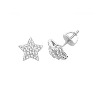 Acotis Silver Stud Earrings Star G51235