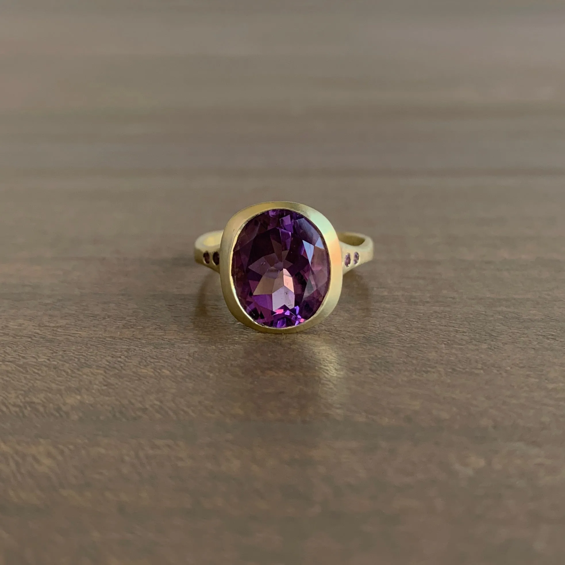 Amethyst Amphora Ring