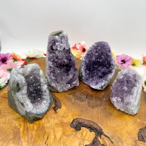 Amethyst Clusters, Raw Amethyst, Amethyst Geode, Druze Amethyst Crystal, Deep Purple Amethyst, Gemstone for Relieving Stress,Meditationstone