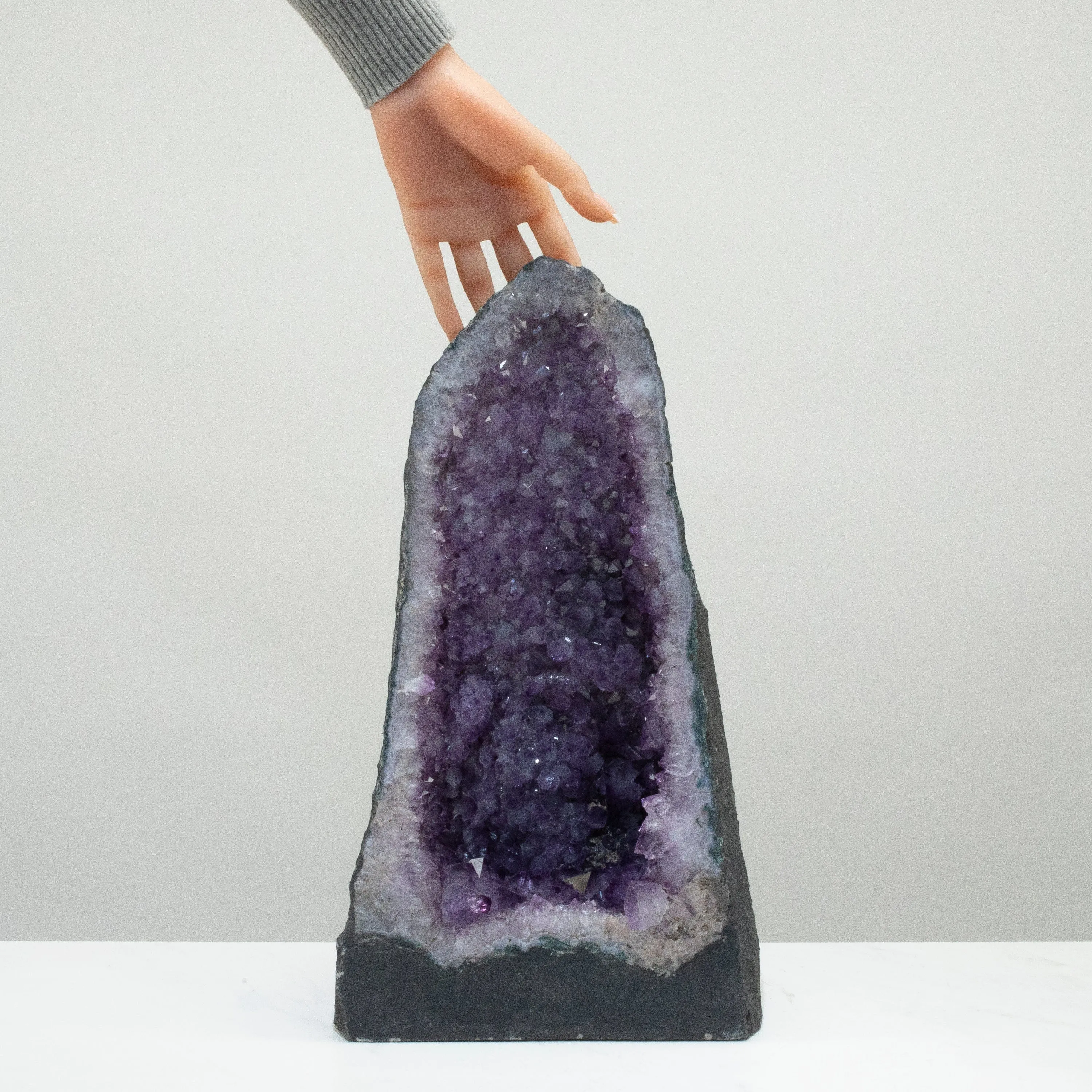 Amethyst Geode Cathedral from Brazil - 16" / 29.5 lbs