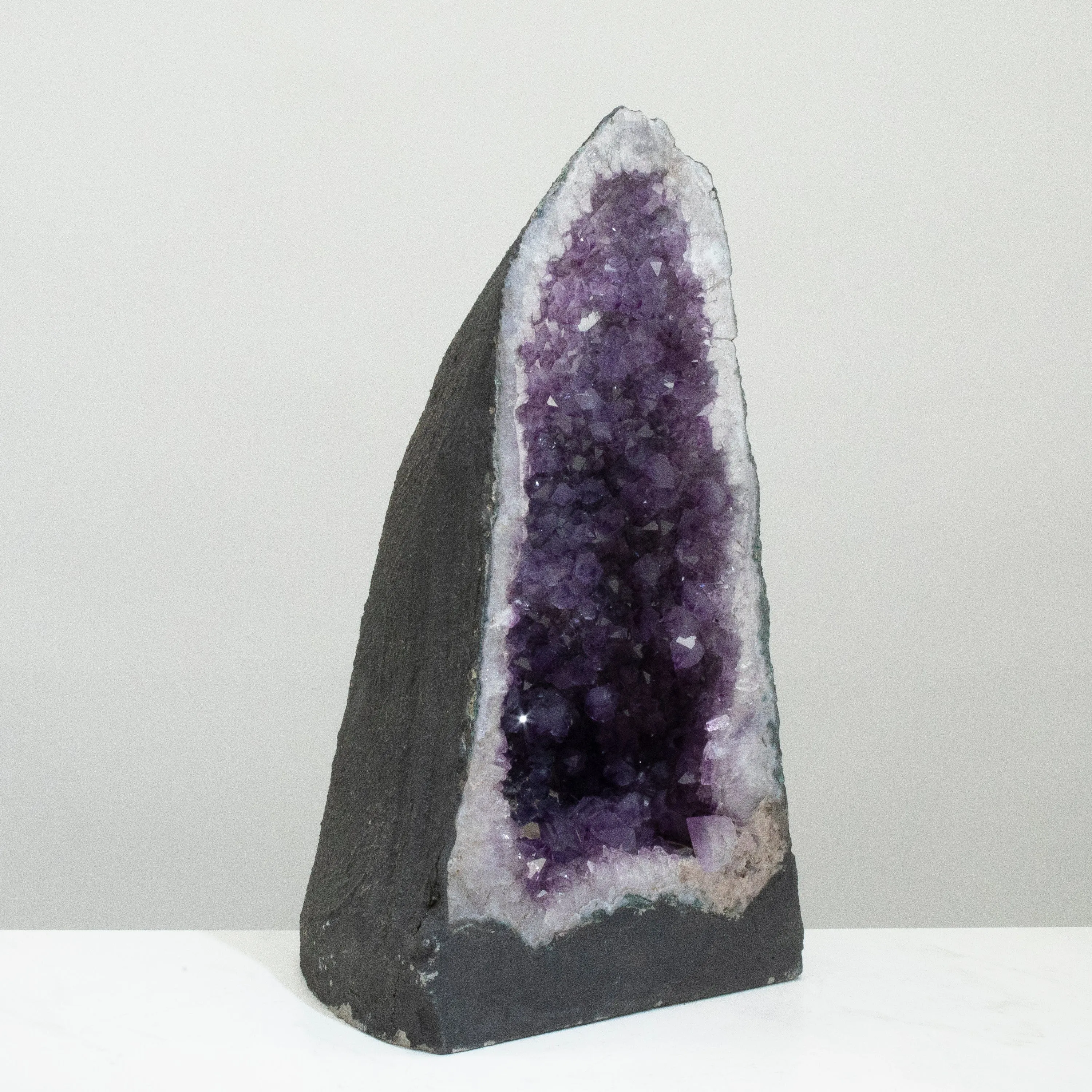 Amethyst Geode Cathedral from Brazil - 16" / 29.5 lbs