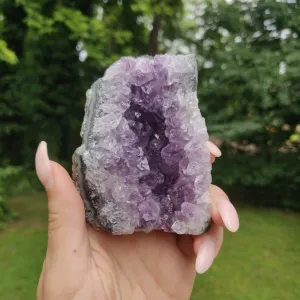 Amethyst Geode Free Form, Cut Base (#20)