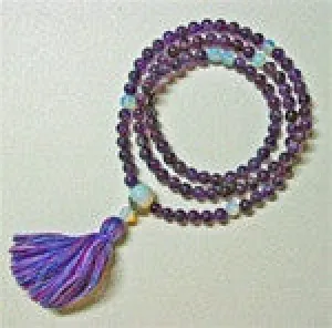 Amethyst Mala with Opalite