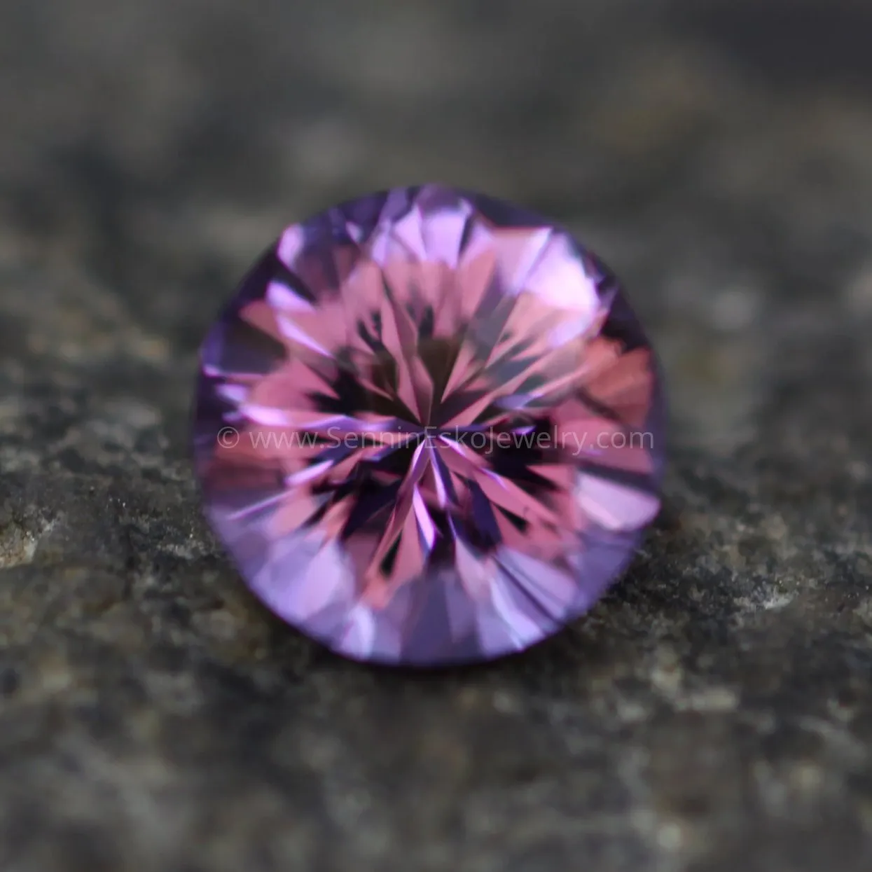 Amethyst Precision Cut Round Gemstone - Precision Cut Amethyst