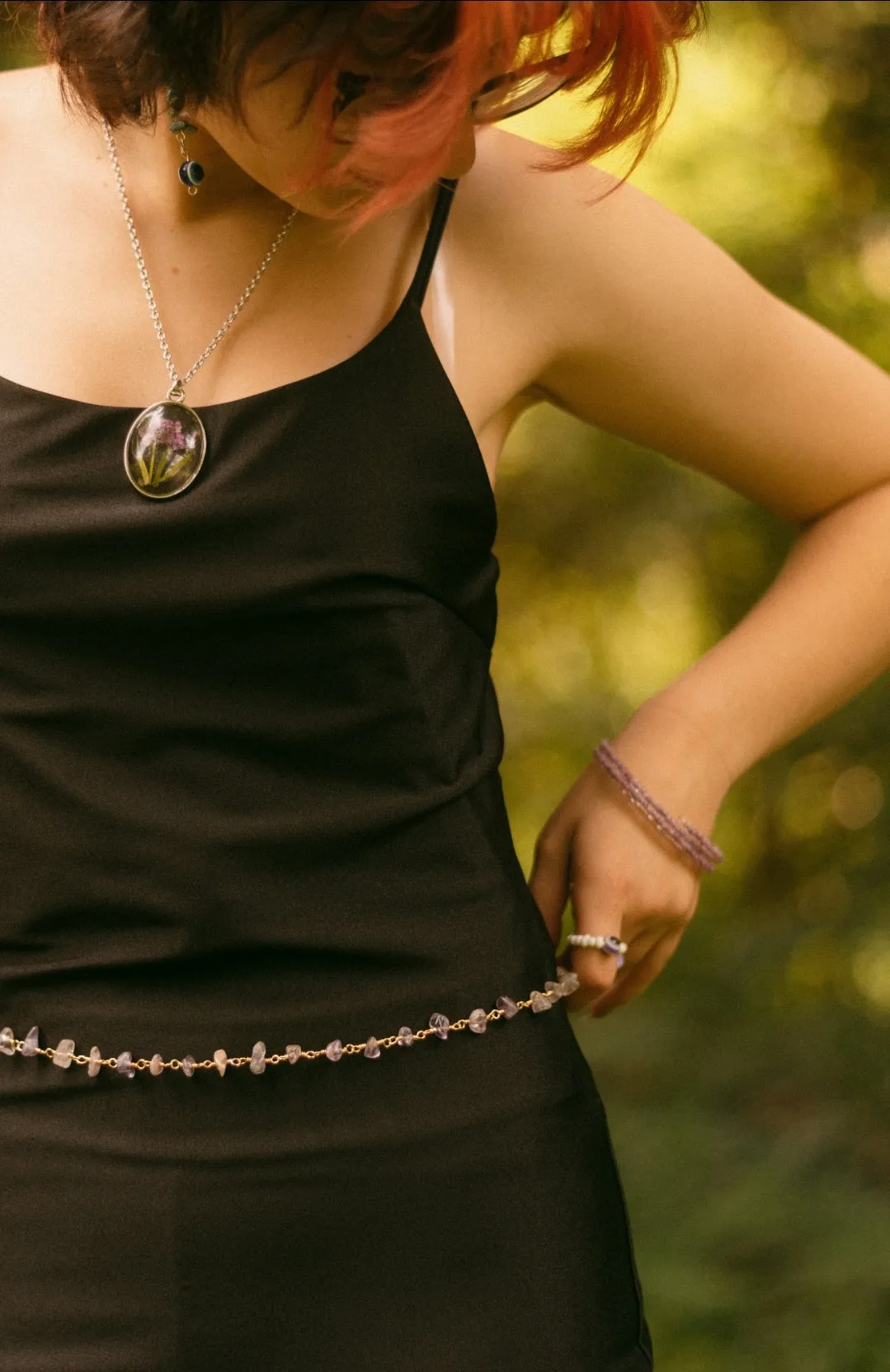 Amethyst Waist Chain