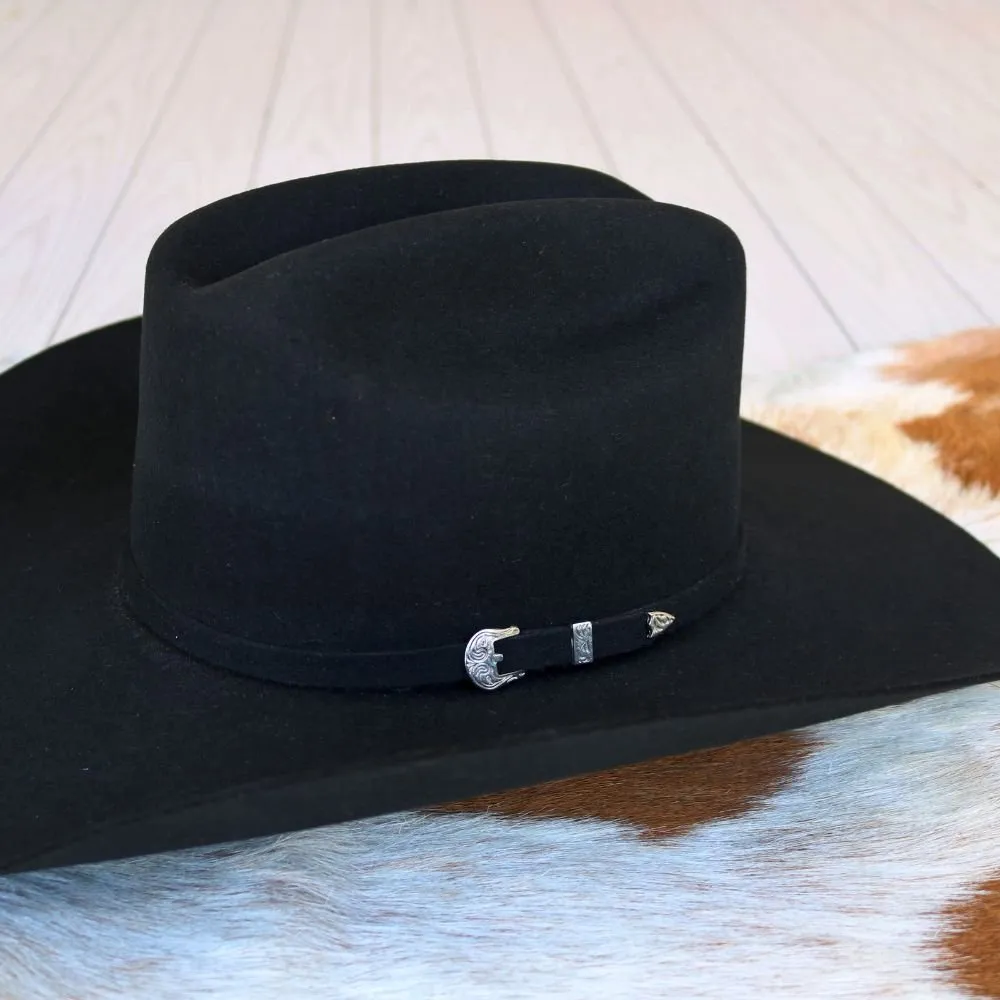 Ariat 2X Black Wool Cowboy Hat - Waco