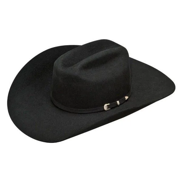 Ariat 2X Black Wool Cowboy Hat - Waco