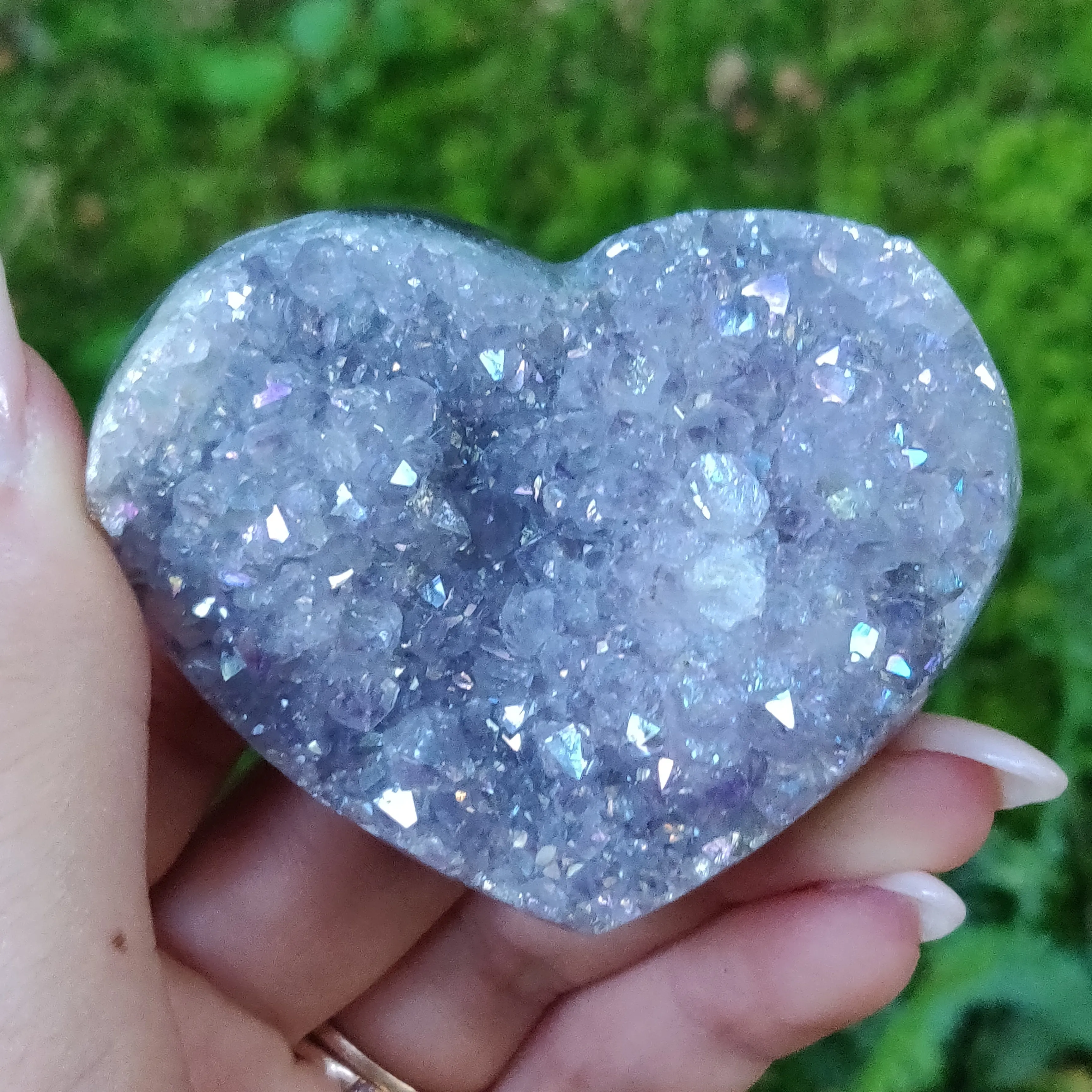 Aura Amethyst Heart (#23)