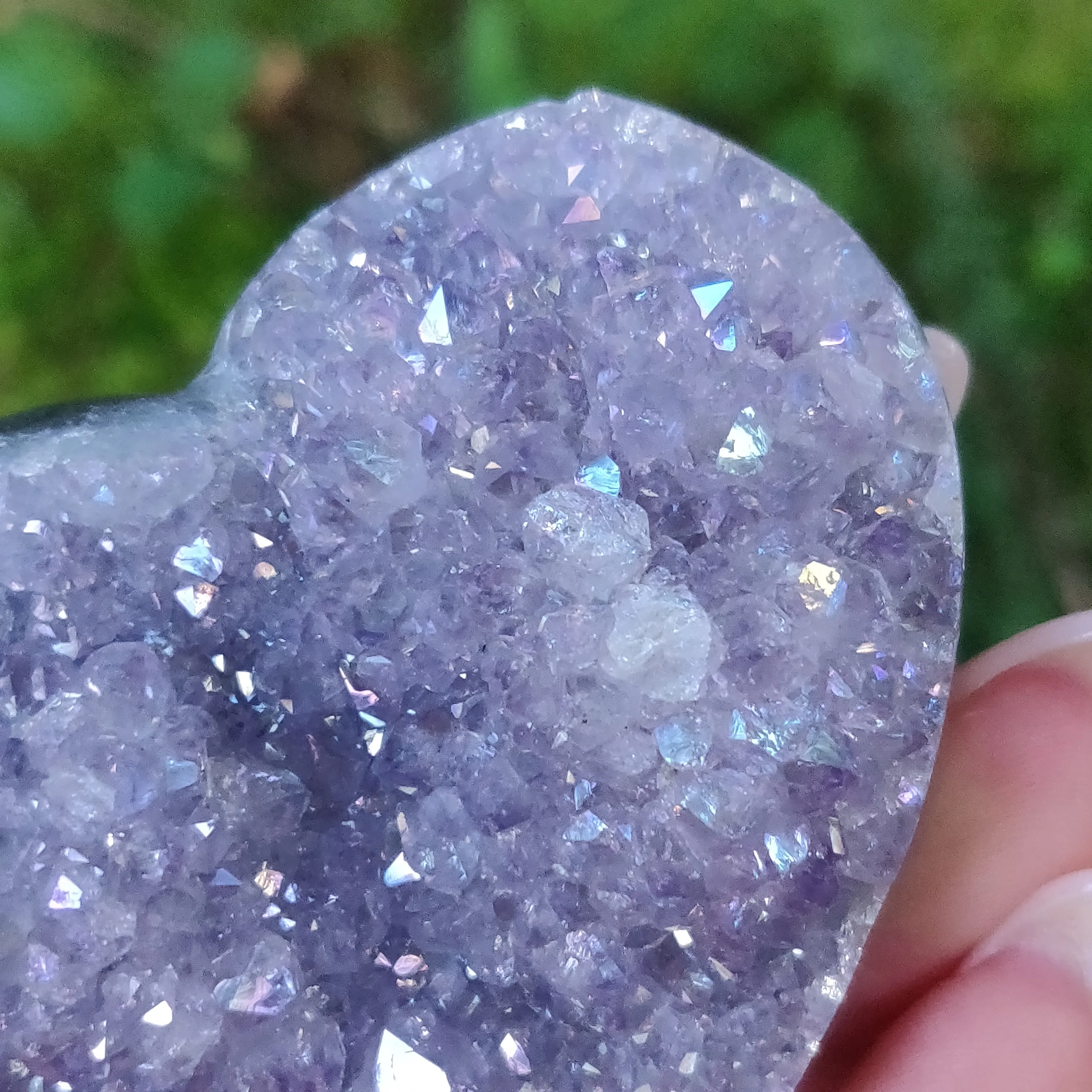 Aura Amethyst Heart (#23)