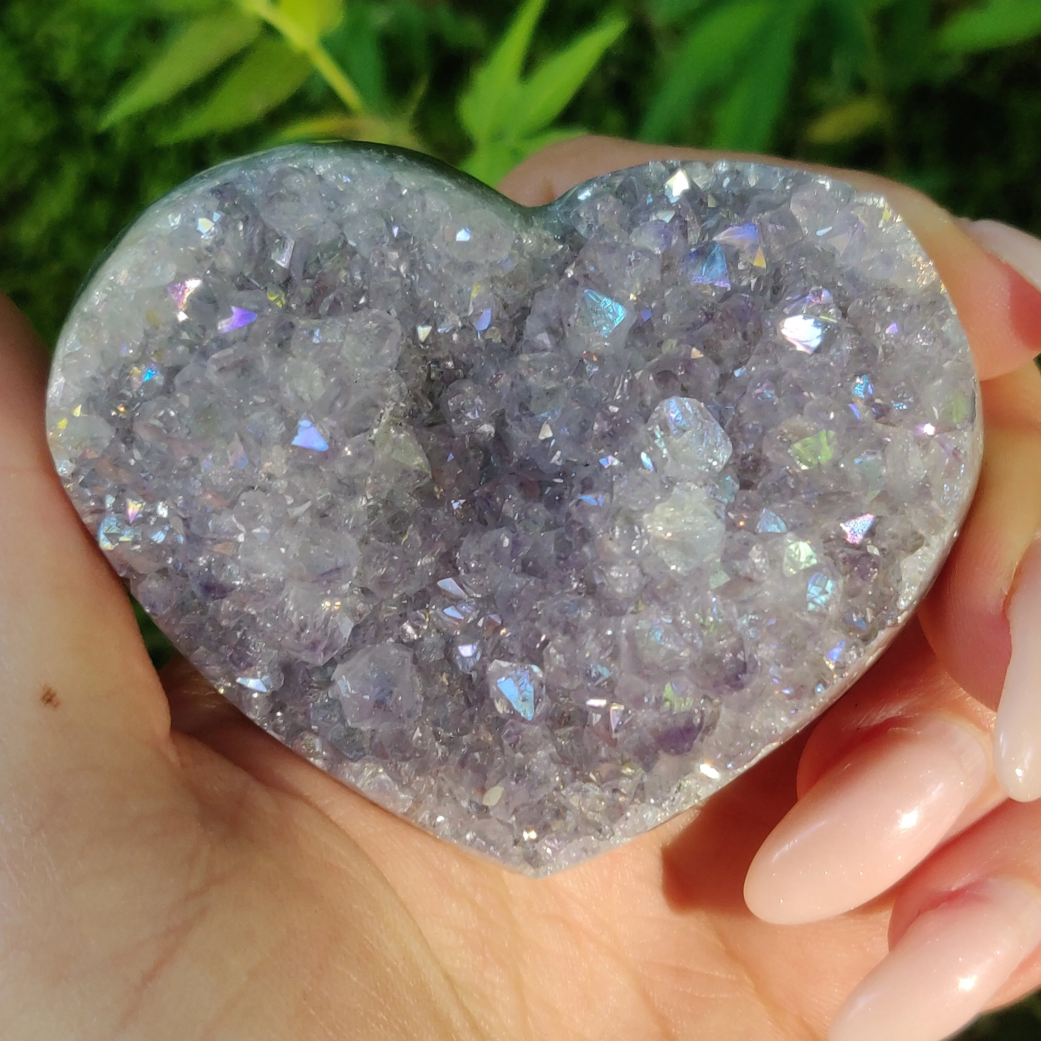 Aura Amethyst Heart (#23)