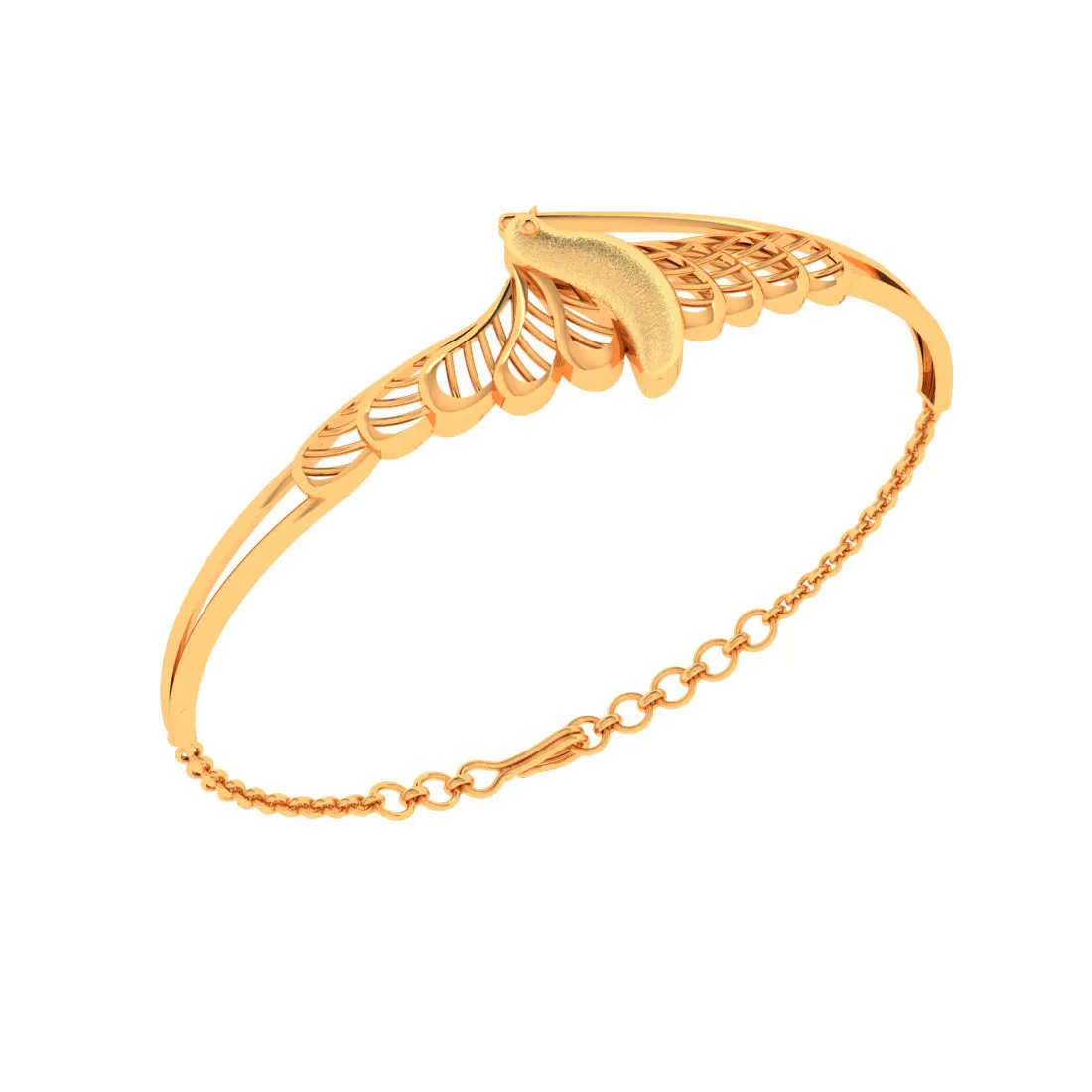 Beautiful 14k Gold Bird Bracelet