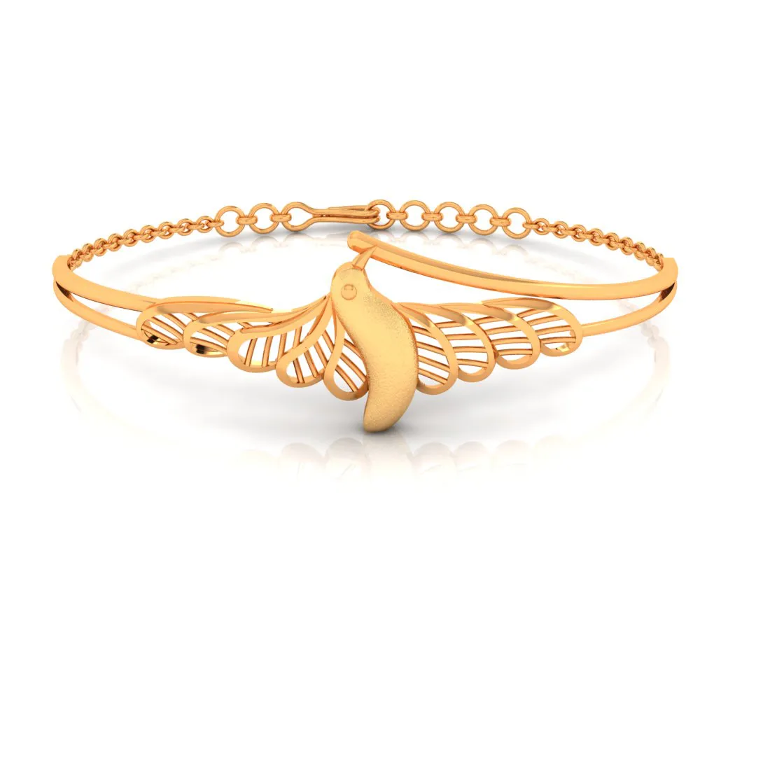 Beautiful 14k Gold Bird Bracelet