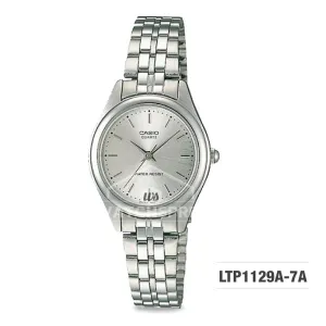 Casio Standard Ladies Silver Stainless Steel Band Watch LTP1129A-7A