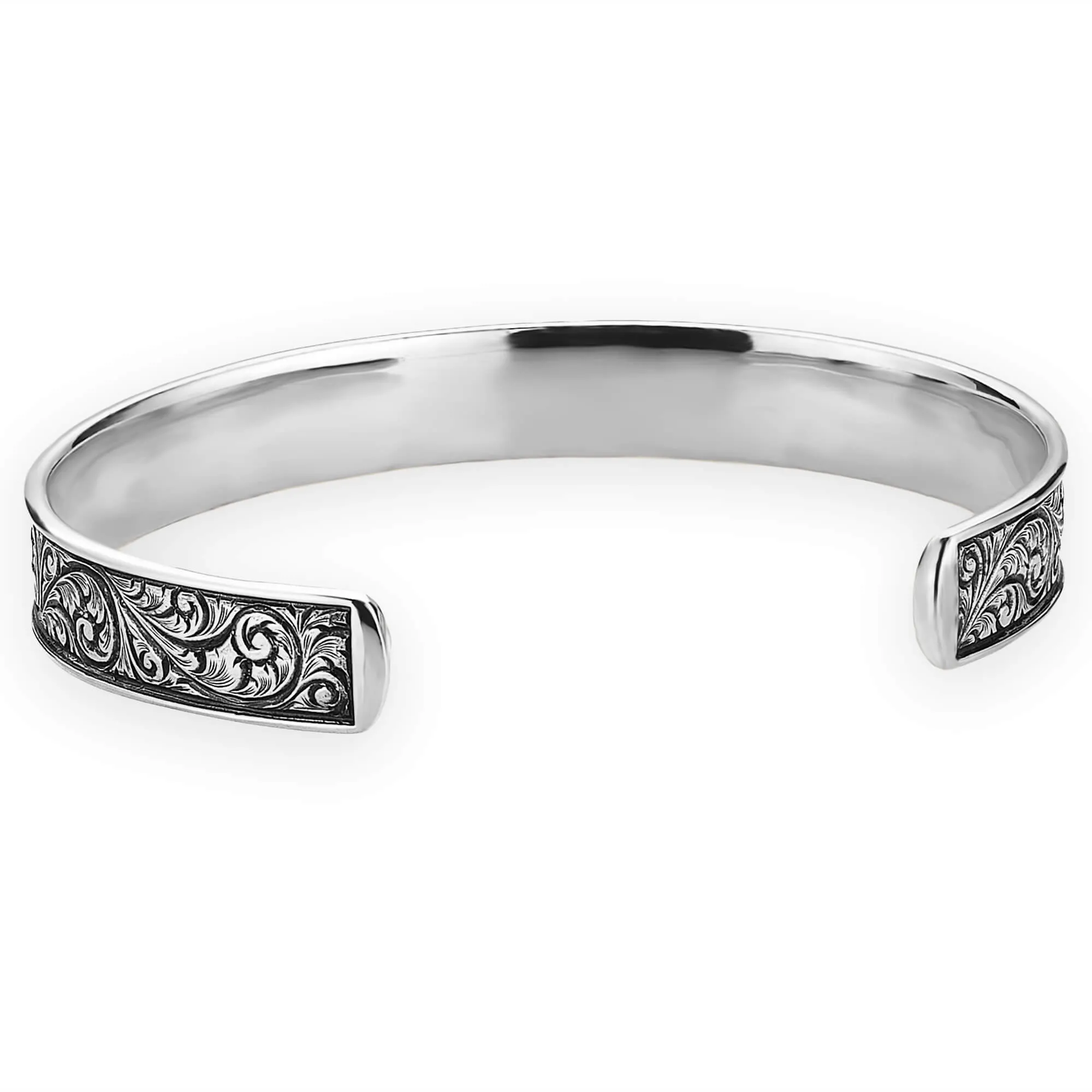 Classic Cuff Bracelet - Solid Silver