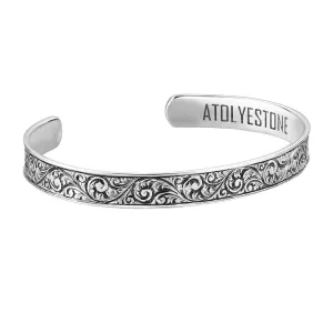 Classic Cuff Bracelet - Solid Silver