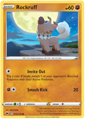 [Collector Troves] Pokemon Sword & Shield Crown Zenith Rockruff Card