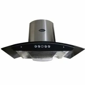 Crown Ahbc-60(10) Range Hood 60Cm Cone Filter With Analog Button Panel – 24 Inch