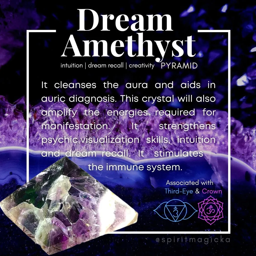 Dream Amethyst Pyramid - Small