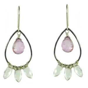 Efulgent Pink Earrings EG021 by Vannucci