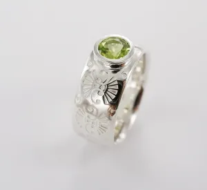 Gemstone Pattern Ring Ai162