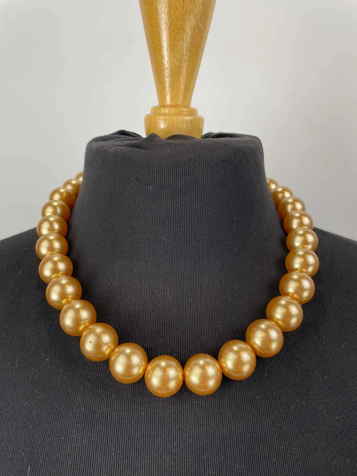 Gold Color NWOT Beaded Necklace