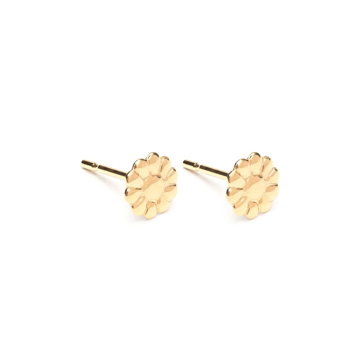 Gold Plated Little Daisy Stud Earrings