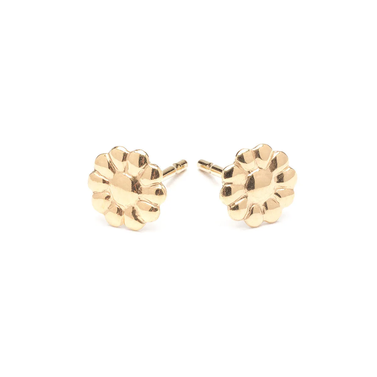 Gold Plated Little Daisy Stud Earrings