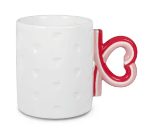 Heart Handle Mug, 14 oz.