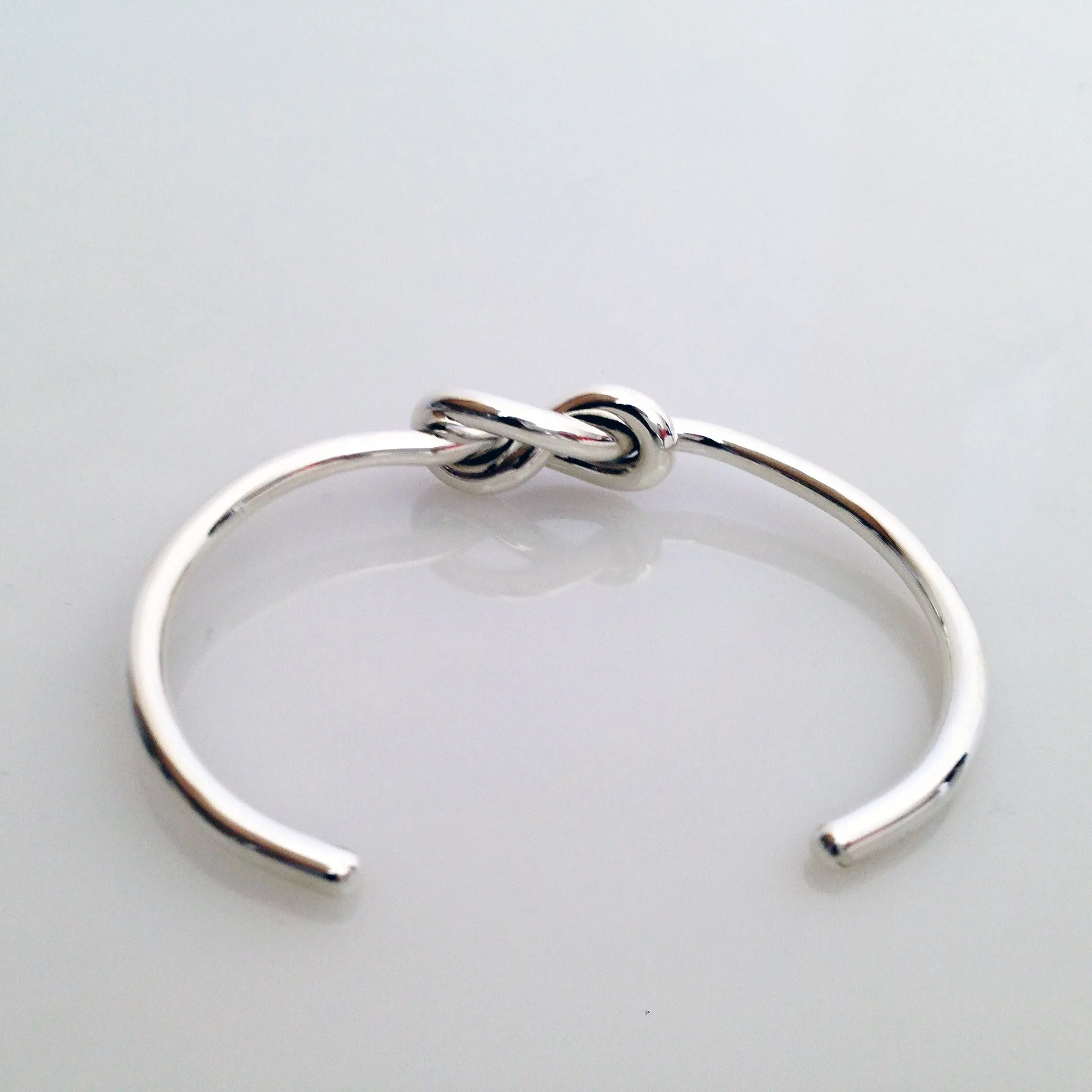 Infinity Knot Cuff Bracelet - Thick