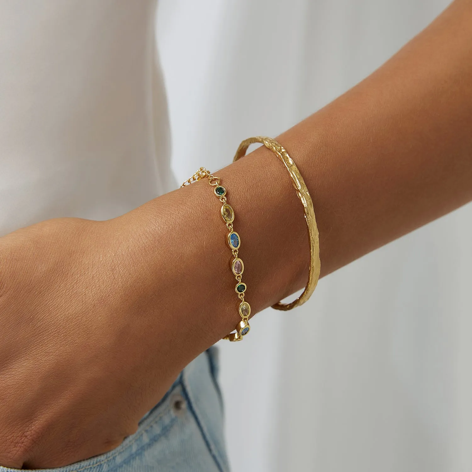 Isadora Gold Bracelet - Multi