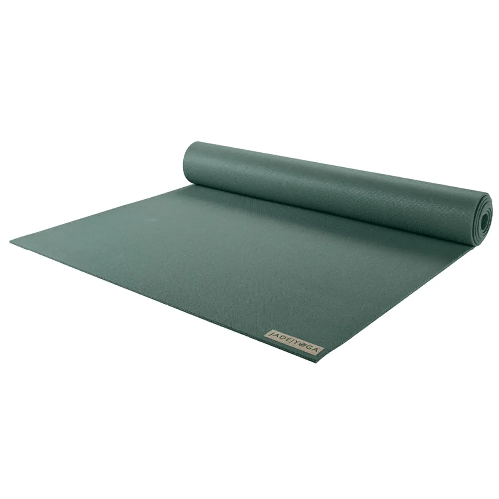 Jade Yoga Harmony Mat - Jade Green & Jade Yoga Cork Yoga Block - Small   Jade Yoga Plant Based Mat Wash - 8 oz Starter Kit