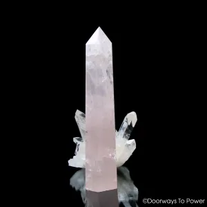 John of God Crystal Rose Quartz 'Divine Love'  Casa Crystal Generator Point