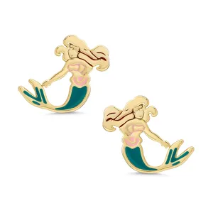 Mermaid Stud Earrings