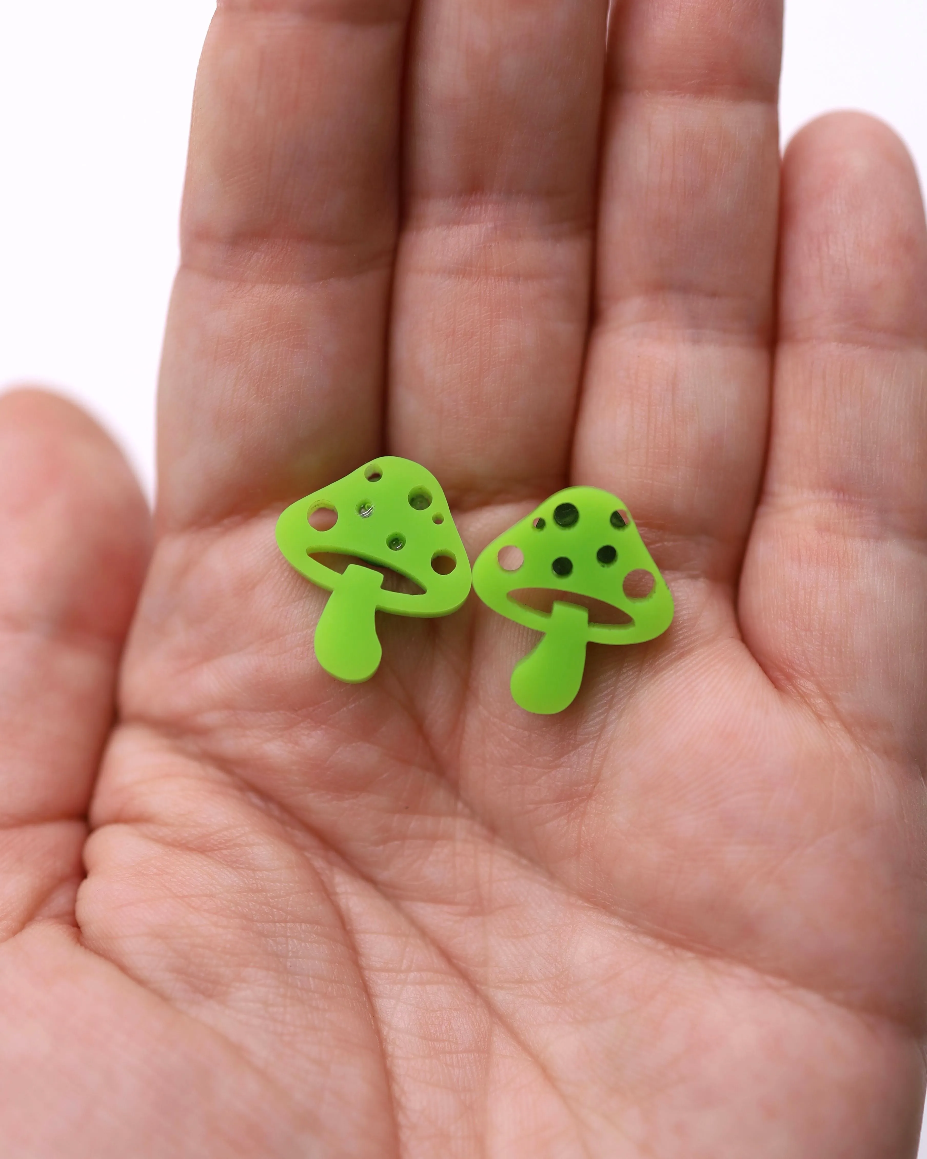 Mushroom Stud Earrings