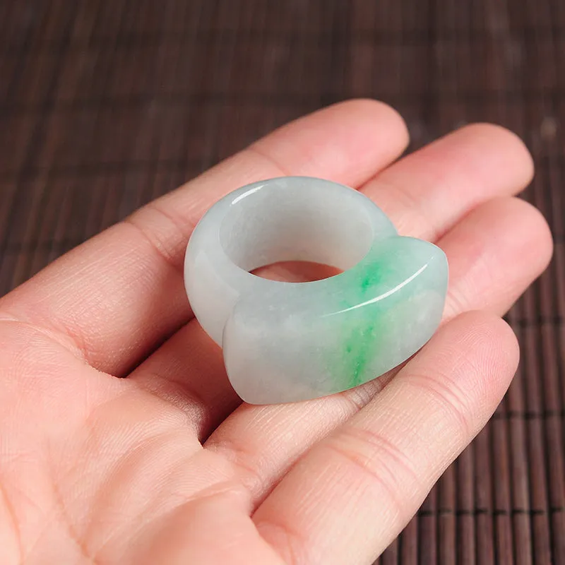 Natural Jade Ring Jadeite Ring RG82