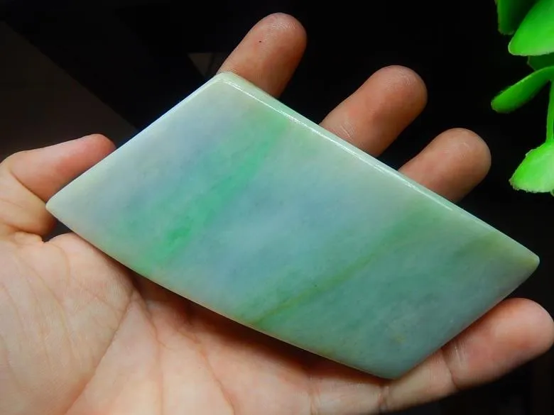 Natural Jade Rough Jadeite Raw (205g, 123X57X14.5mm)