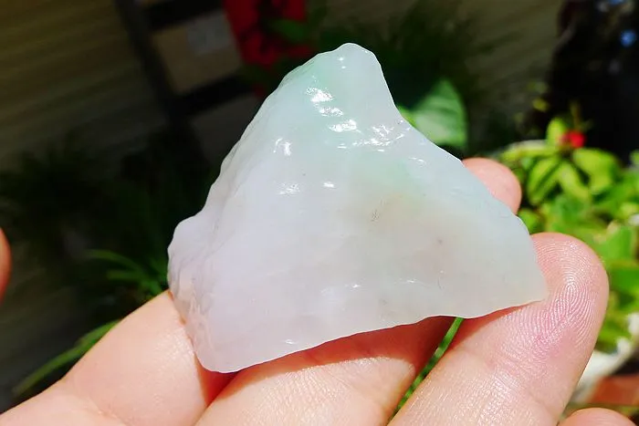 Natural Jade Rough Jadeite Raw (39g,4.4X3.7X1.8cm)