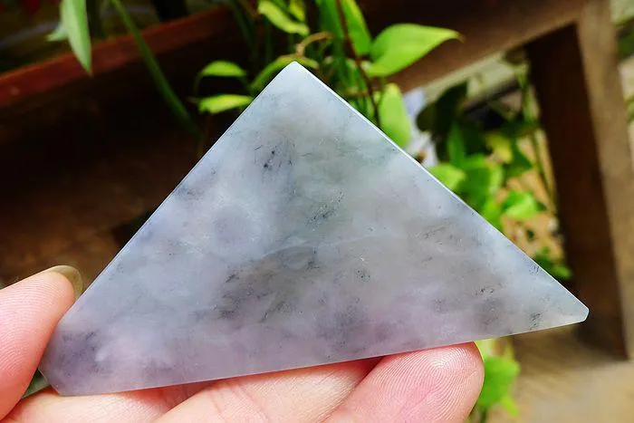 Natural Jade Rough Jadeite Raw (40g,6.7X5.8X0.5cm)