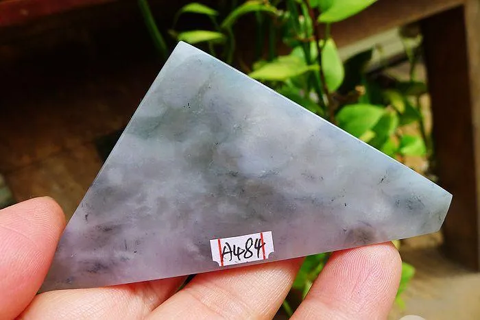 Natural Jade Rough Jadeite Raw (40g,6.7X5.8X0.5cm)