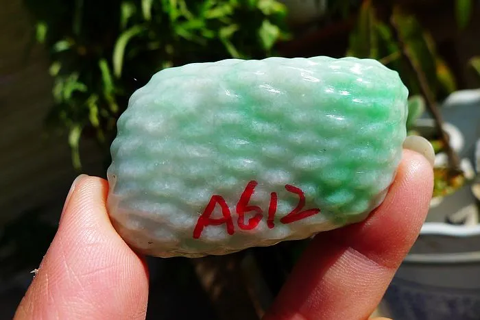 Natural Jade Rough Jadeite Raw (46g,5.4X3.3X1.2cm)