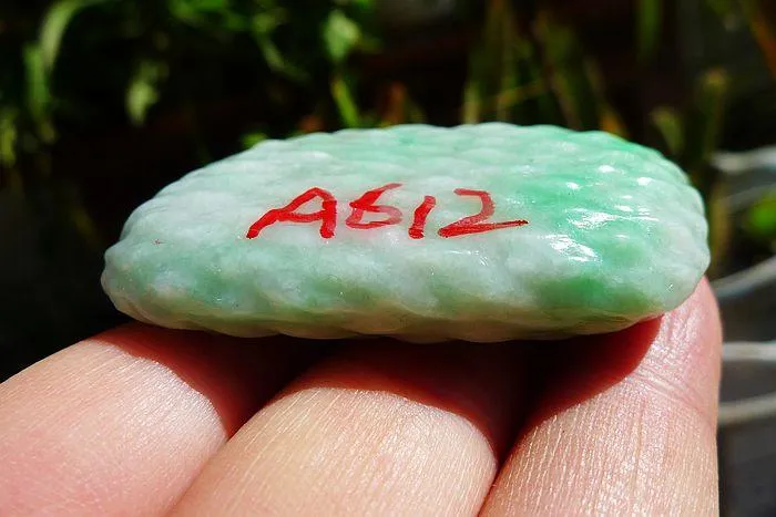 Natural Jade Rough Jadeite Raw (46g,5.4X3.3X1.2cm)