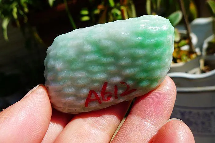 Natural Jade Rough Jadeite Raw (46g,5.4X3.3X1.2cm)