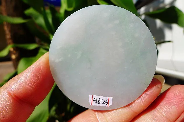 Natural Jade Rough Jadeite Raw (49g,5.25X0.7cm)