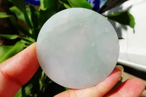 Natural Jade Rough Jadeite Raw (49g,5.25X0.7cm)