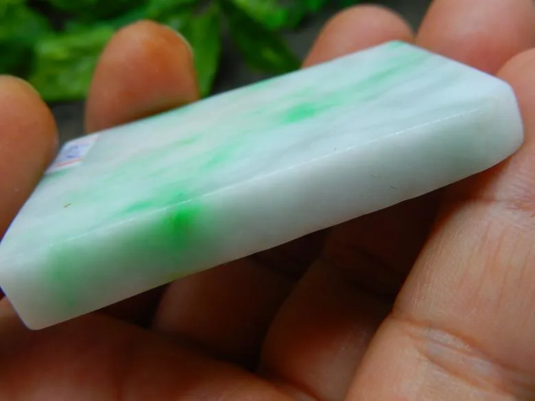 Natural Jade Rough Jadeite Raw (50g, 54X35X8mm)