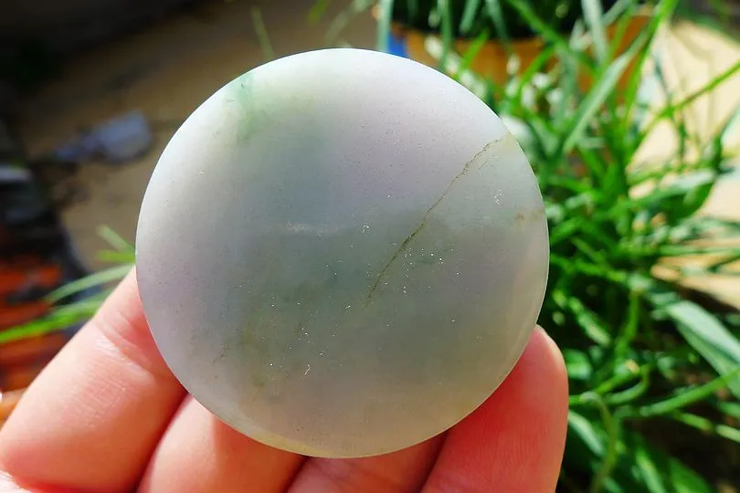 Natural Jade Rough Jadeite Raw (73g,4.1X4.1X1.6cm)