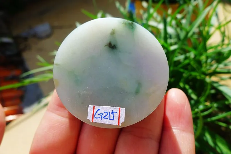 Natural Jade Rough Jadeite Raw (73g,4.1X4.1X1.6cm)